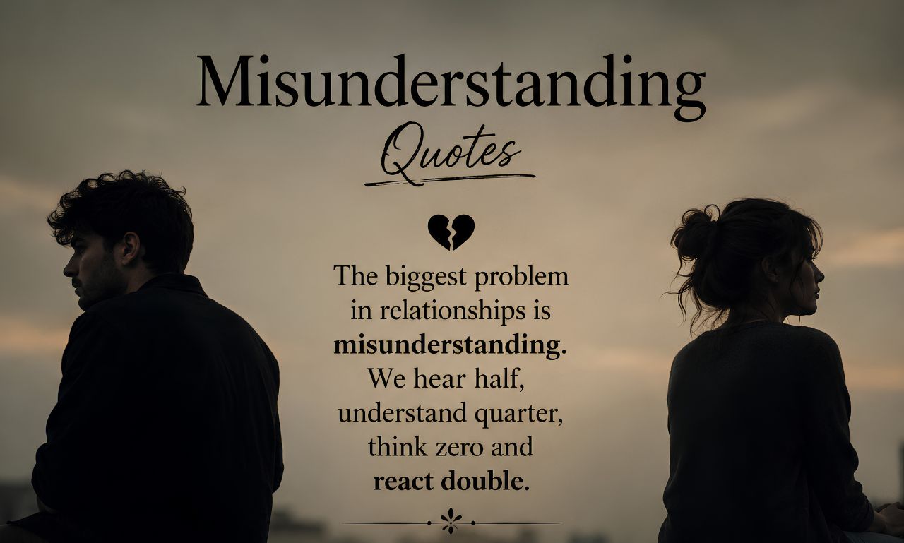Best Misunderstanding Quotes About Life & Love